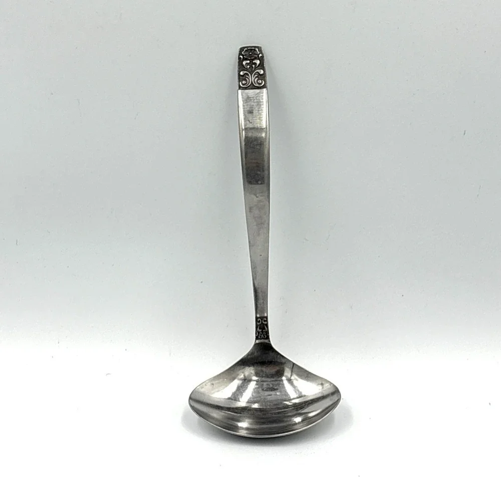 VTG‼ Rogers by Stanley Roberts DANESMORE Gravy Ladle Satin Stainless Steel